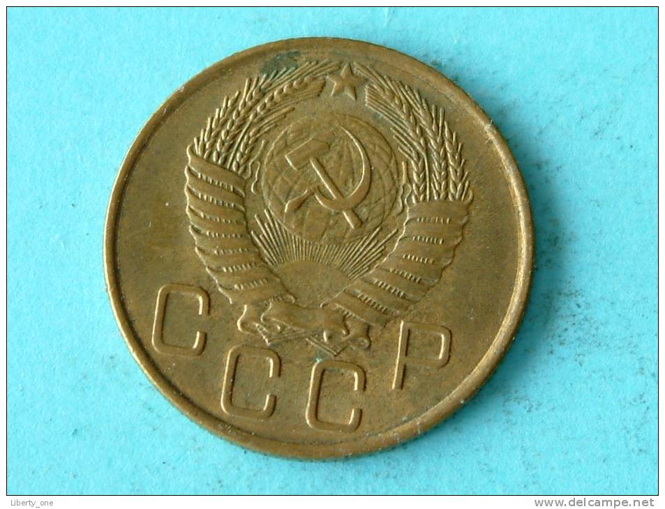 1956 - 3 KOPEKS / Y# 114 ( Uncleaned Coin / For Grade, Please See Photo ) !! - Russia