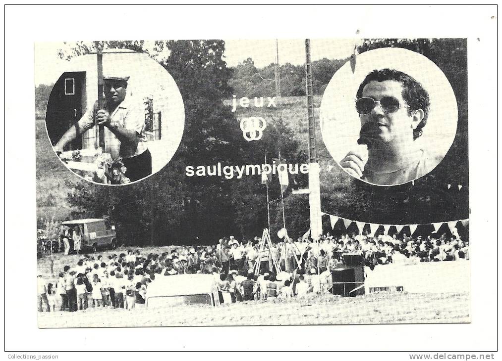 Cp, Sport, Gymnastique, La Vie Assiociative à Saulgé (1984) - 8 - Comité Des Fêtes - Jeux Saulgympiques - Gymnastique