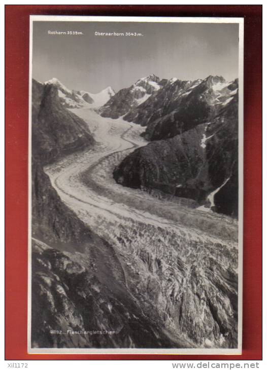 B409 Fieschergletscher Rothorn Oberaarhorn,glacier.Non Circulé. SG 4892 - Fiesch