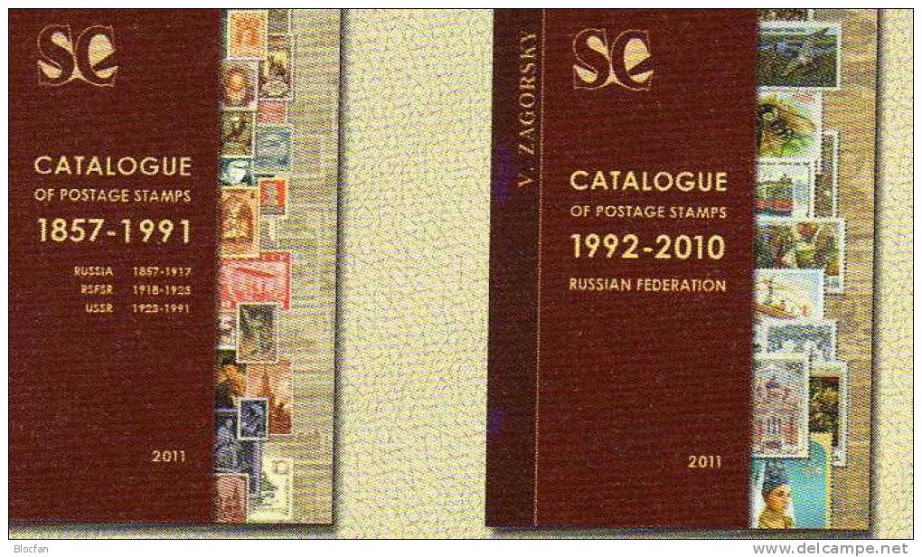 Two Catalogues Russlan Plus Sowjetunion 2011 Neu 62€ For Expert-mans Of The Varitys Topics From Old And New RUSSIA+ USSR - Motivkataloge