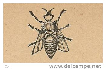 479 Op Kaart Met Stempel WAVRE , Carte Illustrée Abeille - 1929-1937 Heraldieke Leeuw