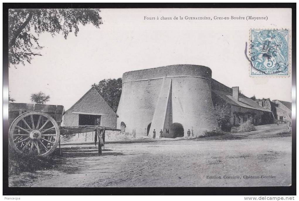 53-028 - MAYENNE - Fours à Chaux De La GUENAUDIERE, GREZ-EN BOUERE - Crez En Bouere