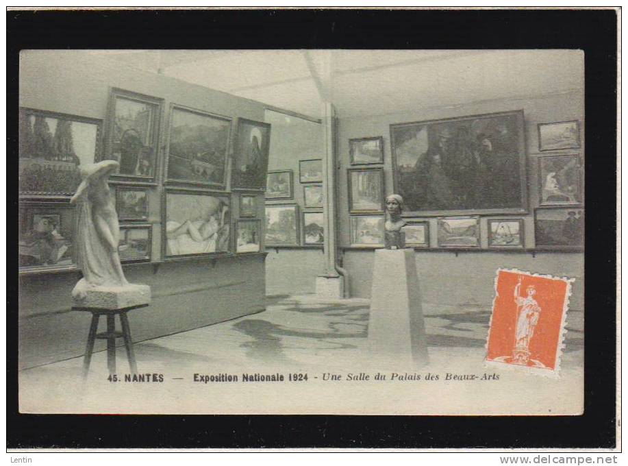 Nantes - Musee Des Beaux-arts - Peinture -  Salle D'exposition  1924 -  J.Nozais - Nantes