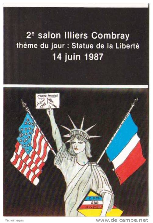 Jean-Claude SIZLER - 2ème Salon Cartes Postales - Illiers Combray 1987 - Sizi