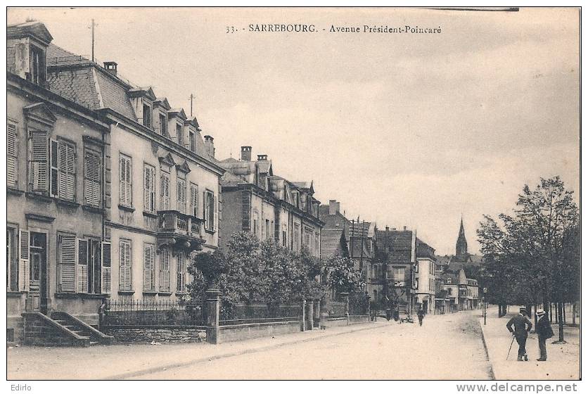 57 SARREBOURG - Avenue Du Président Poincaré Non Voyagé Excellent état - Sarrebourg