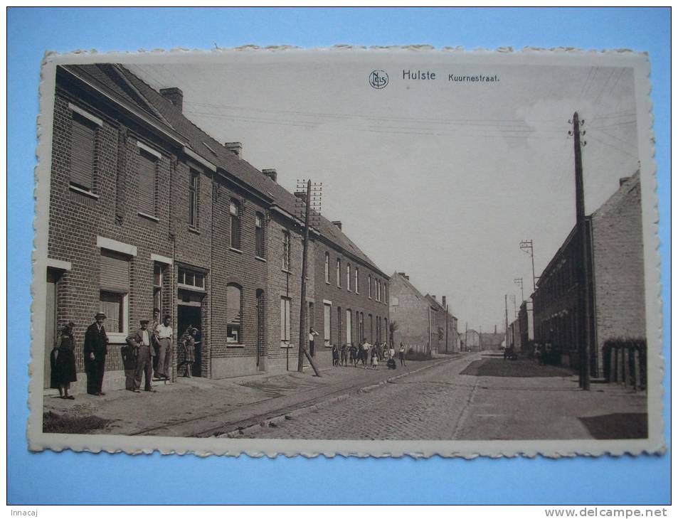 Réf: 49-12.                      HULSTE       Kuurnestraat    ( Brunâtre ). - Harelbeke