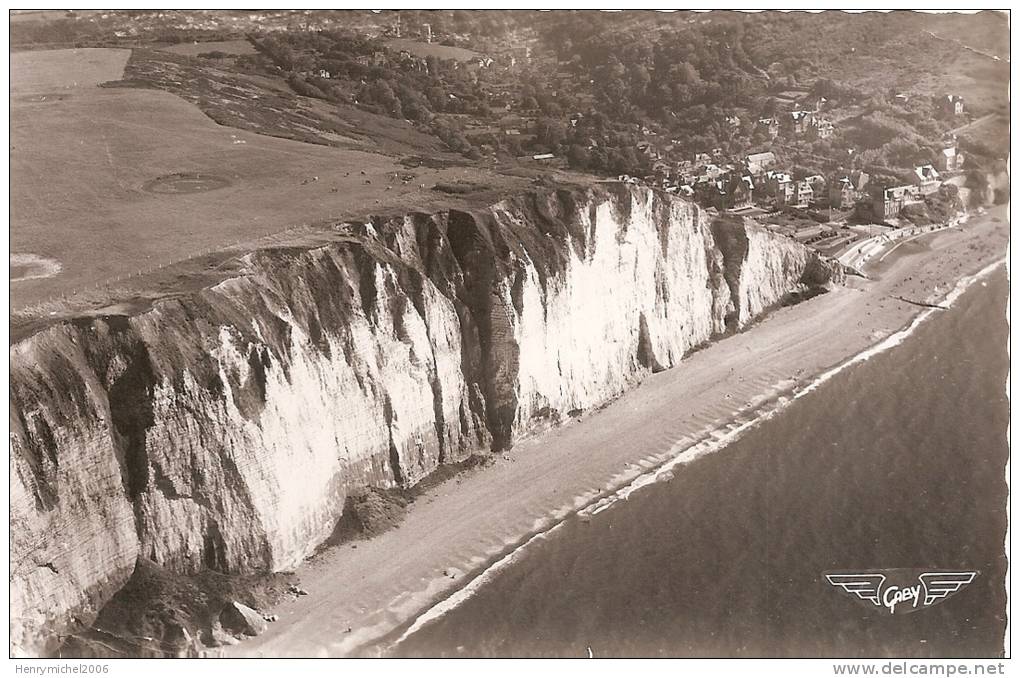 Seine Maritime , Les Petites Dalles , Les Falaises Vue Aérienne En 1967 - Altri & Non Classificati