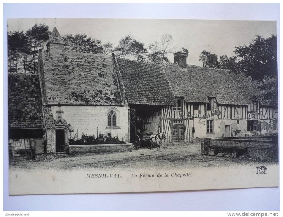 2 Edy - CPA N°1 - Mesnil-Val - La Ferme De La Chapelle - [76] Seine Maritime - Mesnil-Val