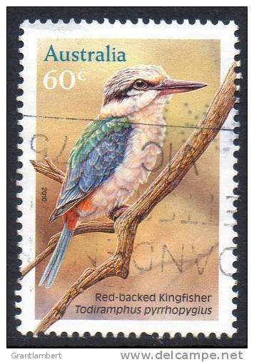 Australia 2010 60c Kingfisher Used - Slight Thin Upper Left - Usados