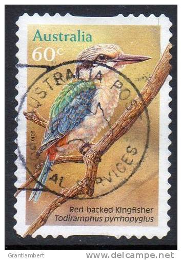 Australia 2010 60c Kingfisher Self-adhesive Used - Usados