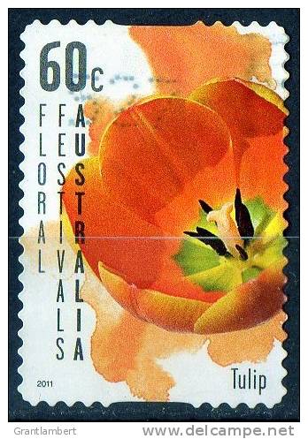 Australia 2011 Floral Festivals 60c Tulip Self-adhesive Used - - Used Stamps