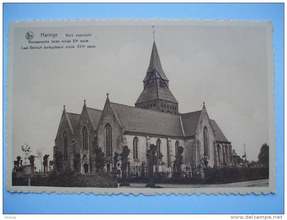 Réf: 40-2-3.                 HARINGE   Kerk Voorzicht.   ( Brunâtre ). - Poperinge