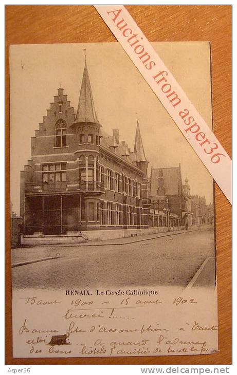 Ronse Renaix "Le Cercle Catholique" 1902 - Renaix - Ronse