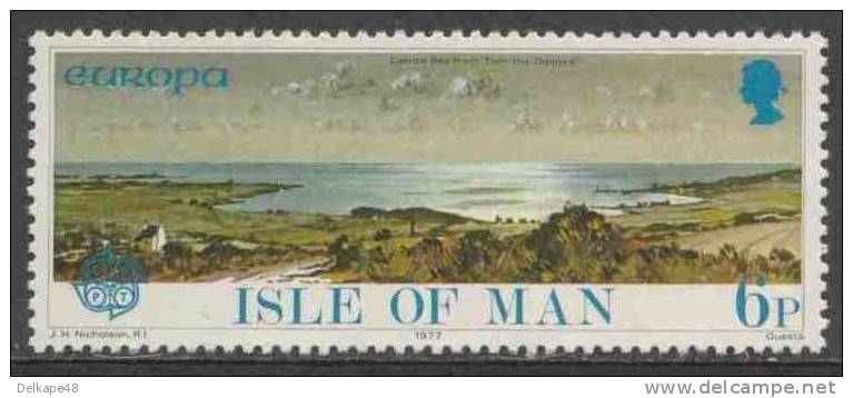 Isle Of Man 1977 Mi 95 YT 88 ** Carrick Bay From "Tom The Dippers" / Carrick-Bucht / Baai - Europa Cept - Iles