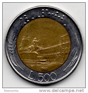 ITALIA 500 LIRE 1983 - 500 Liras