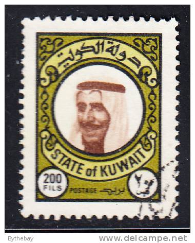 Kuwait Used Scott #729 200f Sheik Sabah - Koweït