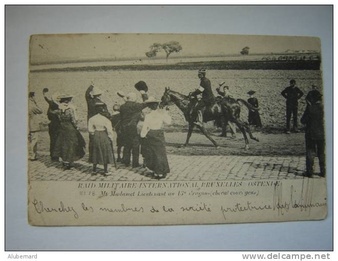 Raid Militaire International : Bruxelles Ostende(1902) - Fêtes, événements