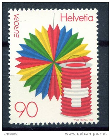 Suisse ** N° 1582 - Europa 1998 - 1998