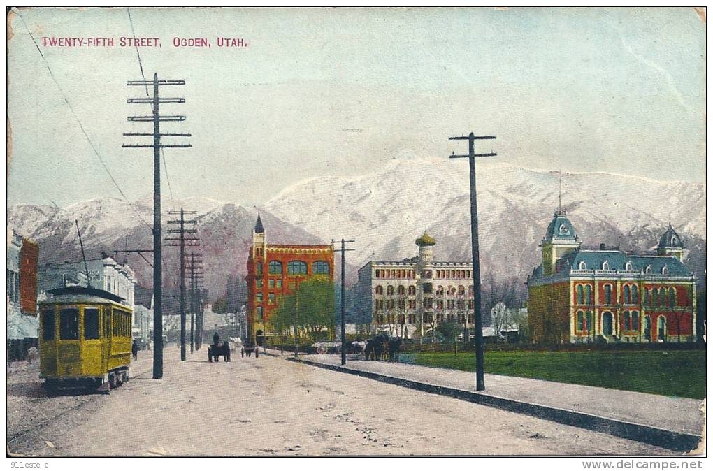 OGDEN - Fifth Street, OGDEN ,utah --  ( Le TRAMWAY )  ( Voir Verso ) - Ogden