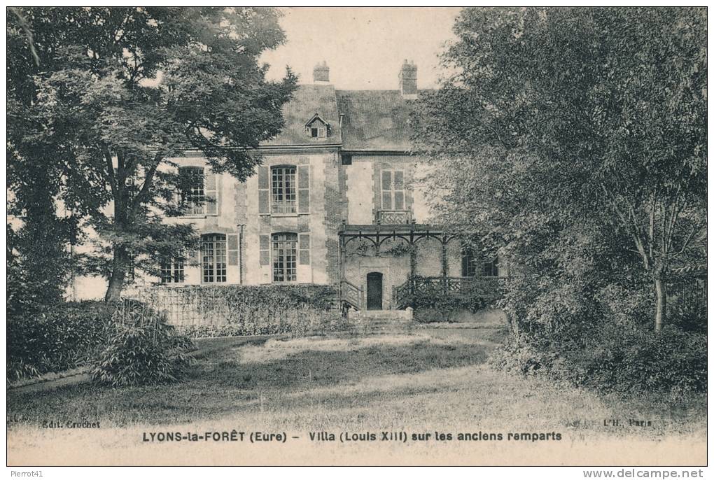 LYONS LA FORÊT - Villa (Louis XIII) Sur Les Anciens Remparts - Lyons-la-Forêt