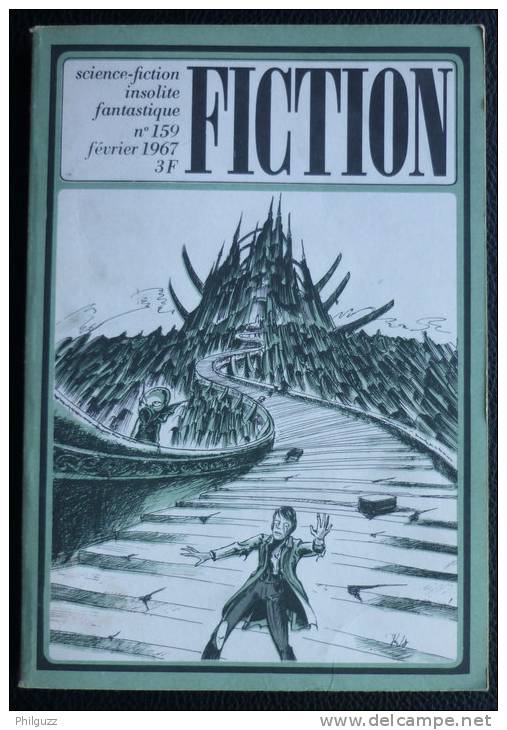 REVUE FICTION N°159 1967 OPTA Couverture Philippe DRUILLET - Fiction