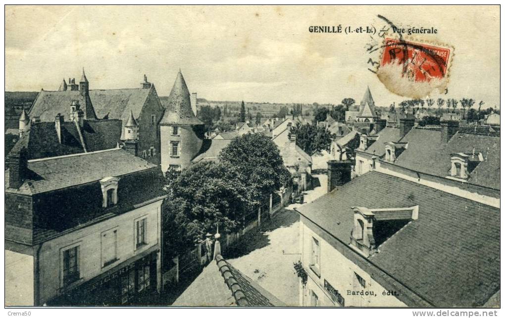 37 - GENILLE - Vue Générale - Genillé