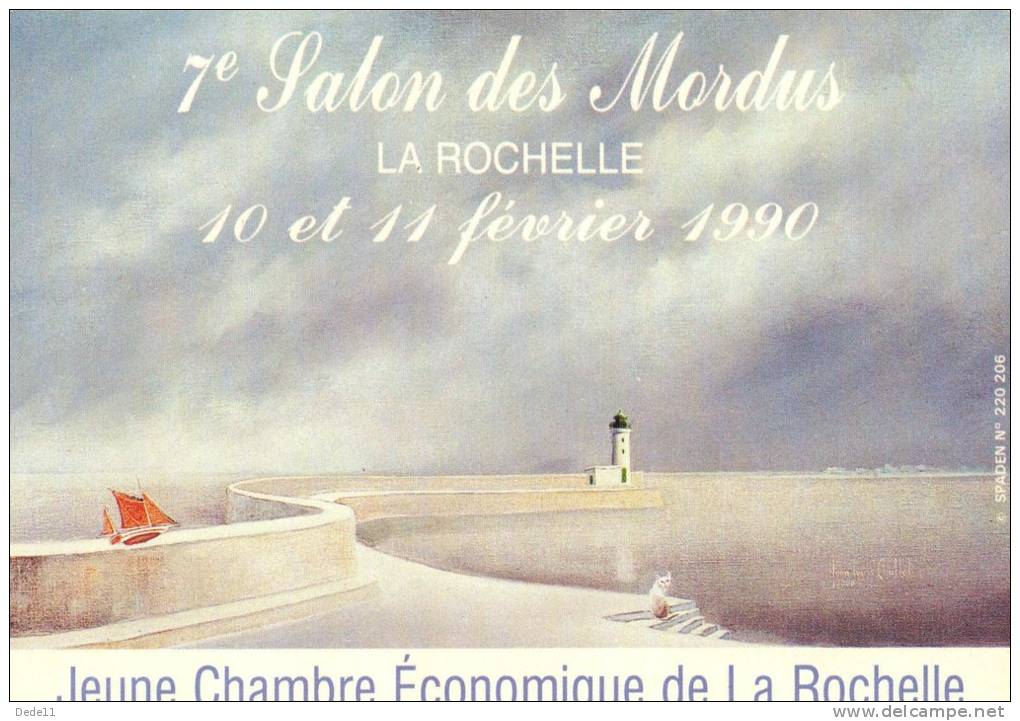 17 LA ROCHELLE - CPM 7e Salon Des Mordus - 10 Et 11 Février 1990 - Borse E Saloni Del Collezionismo