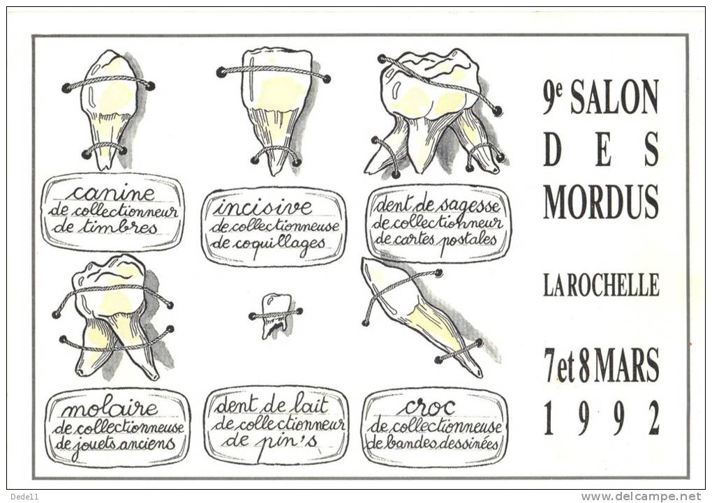 17 LA ROCHELLE - CPM 9e Salon Des Mordus - 07 Et 08 Mars 1992 - Bourses & Salons De Collections