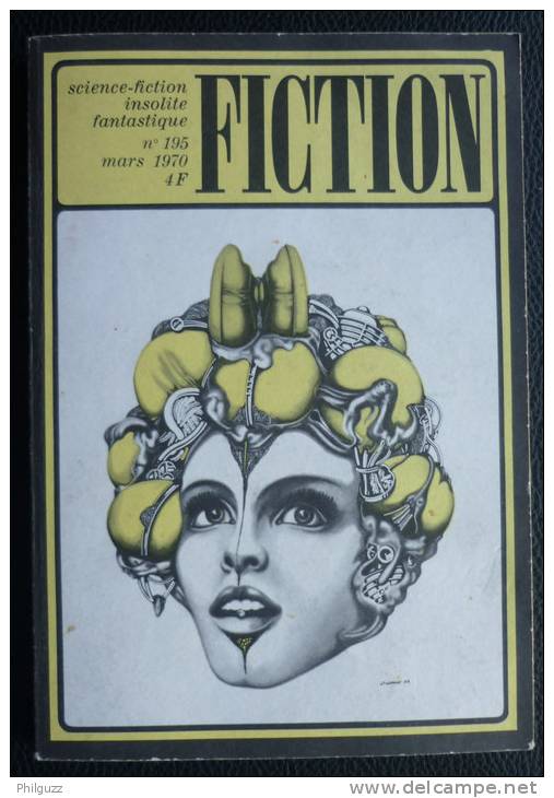 REVUE FICTION N°195 1970 OPTA Couverture Siudmak - Fiction
