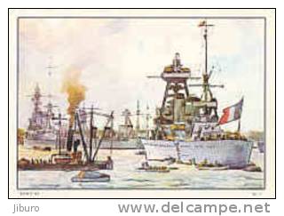 Image / Dans Le Port De Toulon / ( Thème Marine Nationale Bâtiment De Guerre Bateaux Navire  )  // IM 21/1 - Nestlé