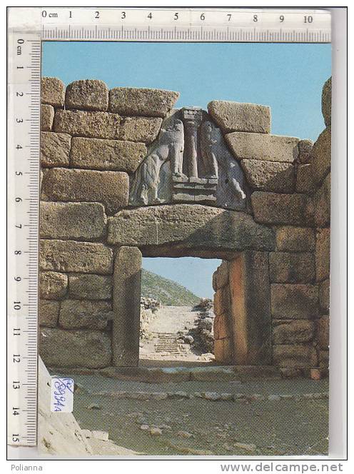 PO8994A# GRECIA - GREEK - MICENE - PORTA DEI LEONI  VG 1966 - Storia Postale