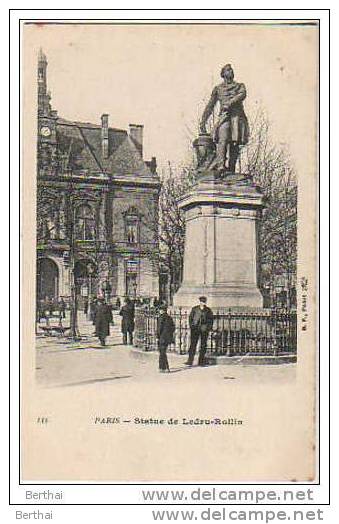 75 PARIS 11 - Statue De Ledru Rollin - Distretto: 11