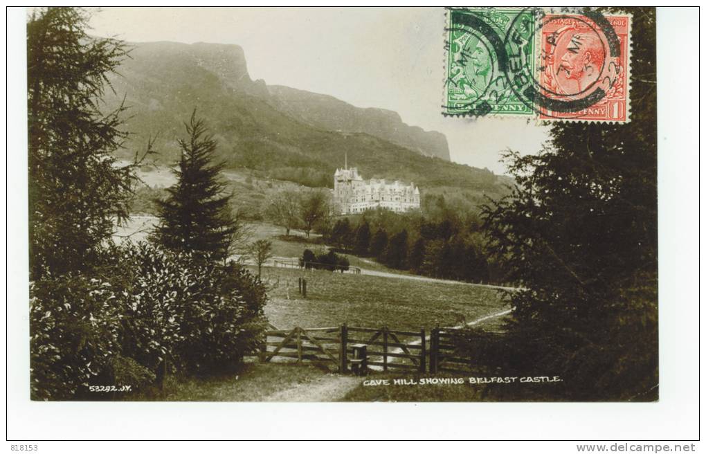 Cave Hill Showing Belfast Castle - Antrim