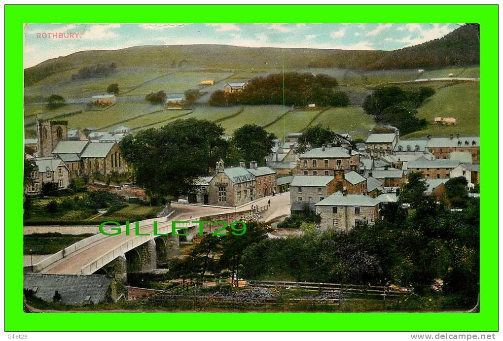 ROTHBURY, UK - VIEW ON THE CITY - GRAHAM'S SERIES MORPETH - TRAVEL - VERY GOOD CONDITION - - Otros & Sin Clasificación
