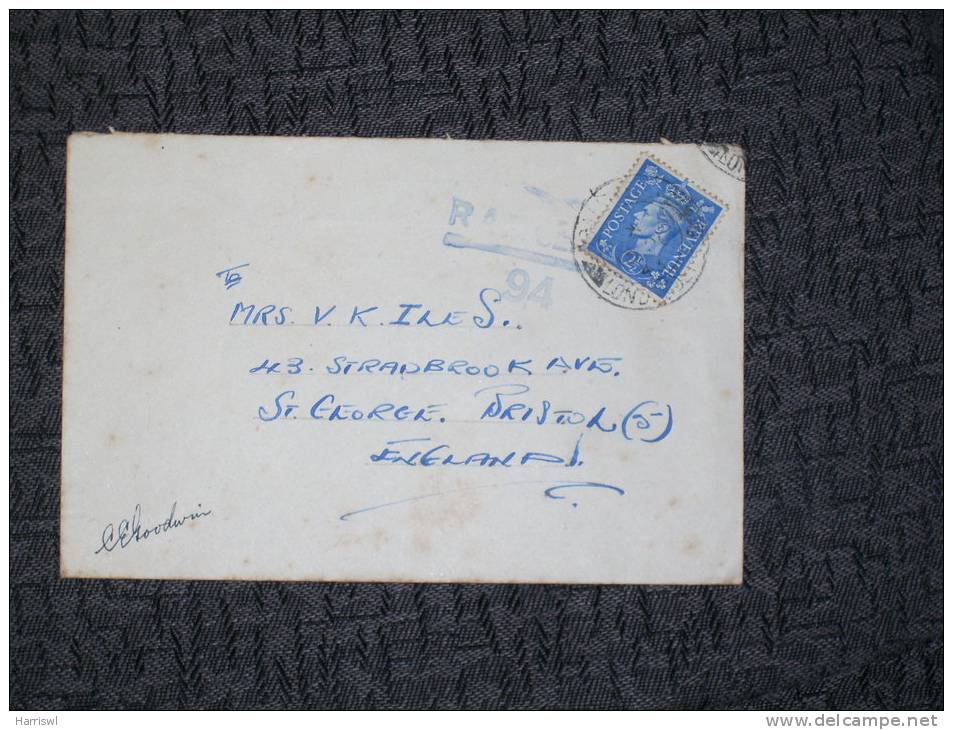 GB 1941 COVER WITH GEORGE VI STAMP AND RAF CENSOR [FAINT] - Covers & Documents