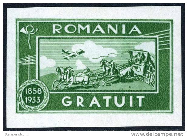 Romania Michel #II XF Mint Never Hinged From 1933 - Neufs