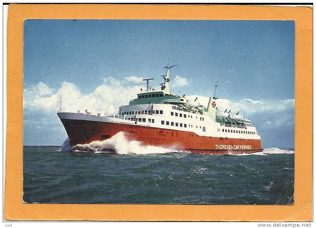 SOUTHAMPTON   CHERBOURG  LE  HAVRE    THORESEN CAR FERRY  VIKING I - Southampton