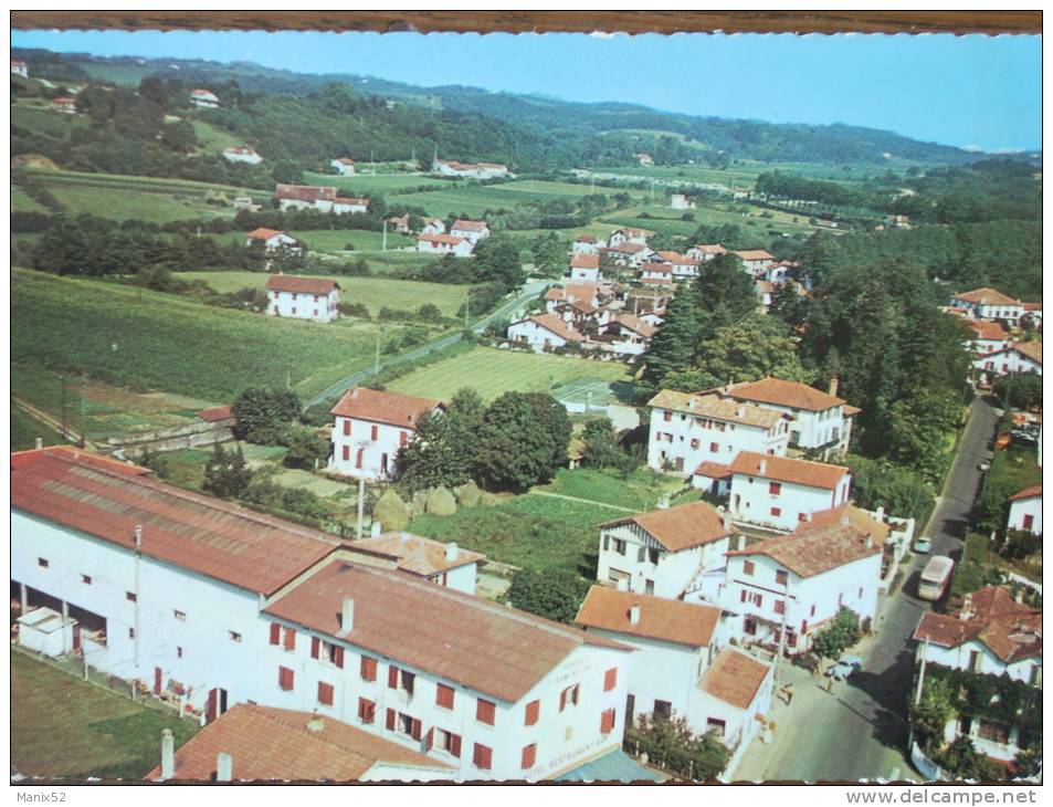 64 - ASCAIN - Hôtel Restaurant Trinquet - Ramuntcho (Vue Aérienne). CPSM - Ascain