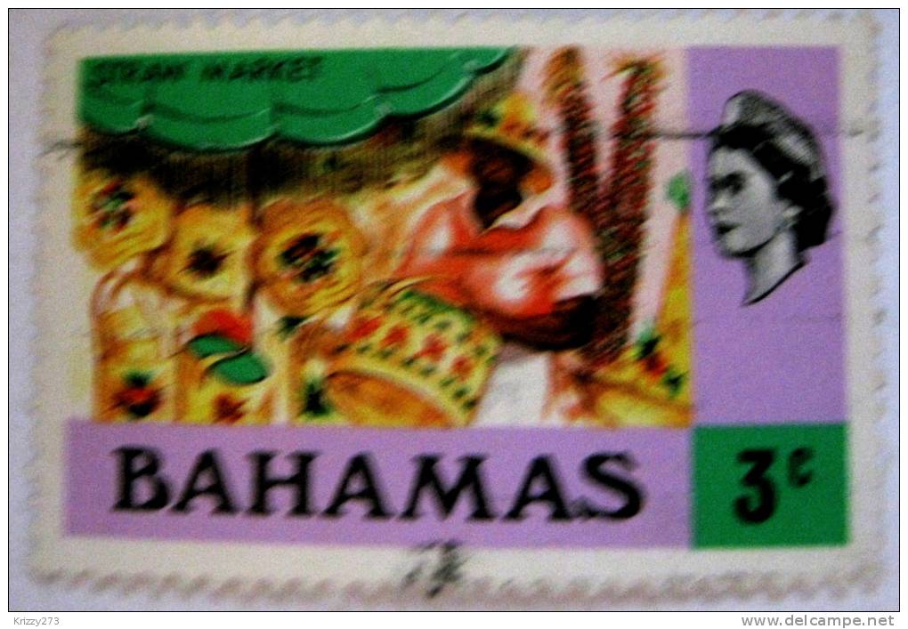 Bahamas 1971 Straw Market 3c Used - Bahamas (1973-...)