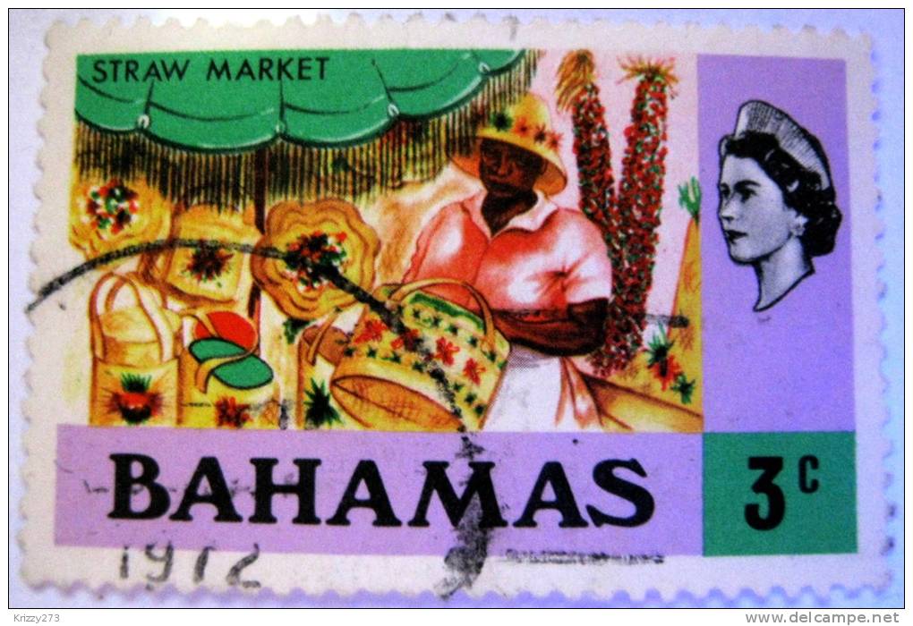 Bahamas 1971 Straw Market 3c Used - Bahamas (1973-...)