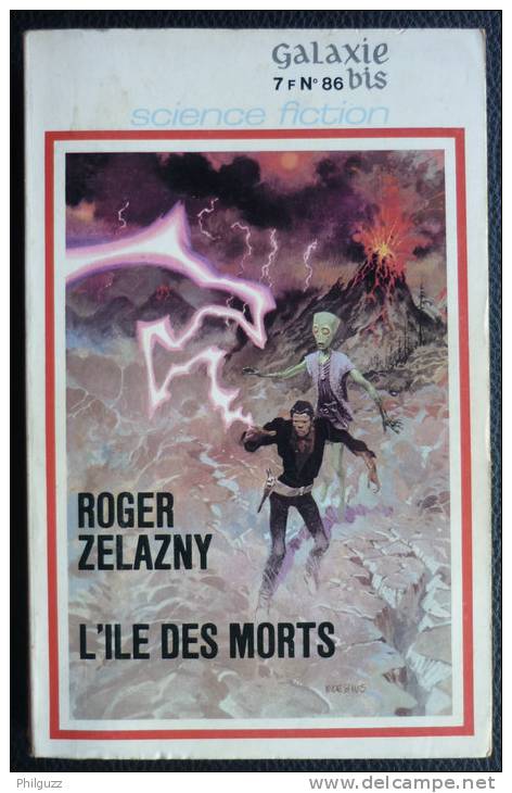 GALAXIE BIS N°021 1971 ROGER ZELAZNY L'ILE DES MORTS OPTA COUVERTURE MOEBIUS - Opta