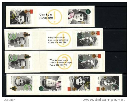 AUSTRALIA 1995 REMEMBERS  MNH PEEL & STICK STAMPS FROM COLLECTORS PACK - Mint Stamps