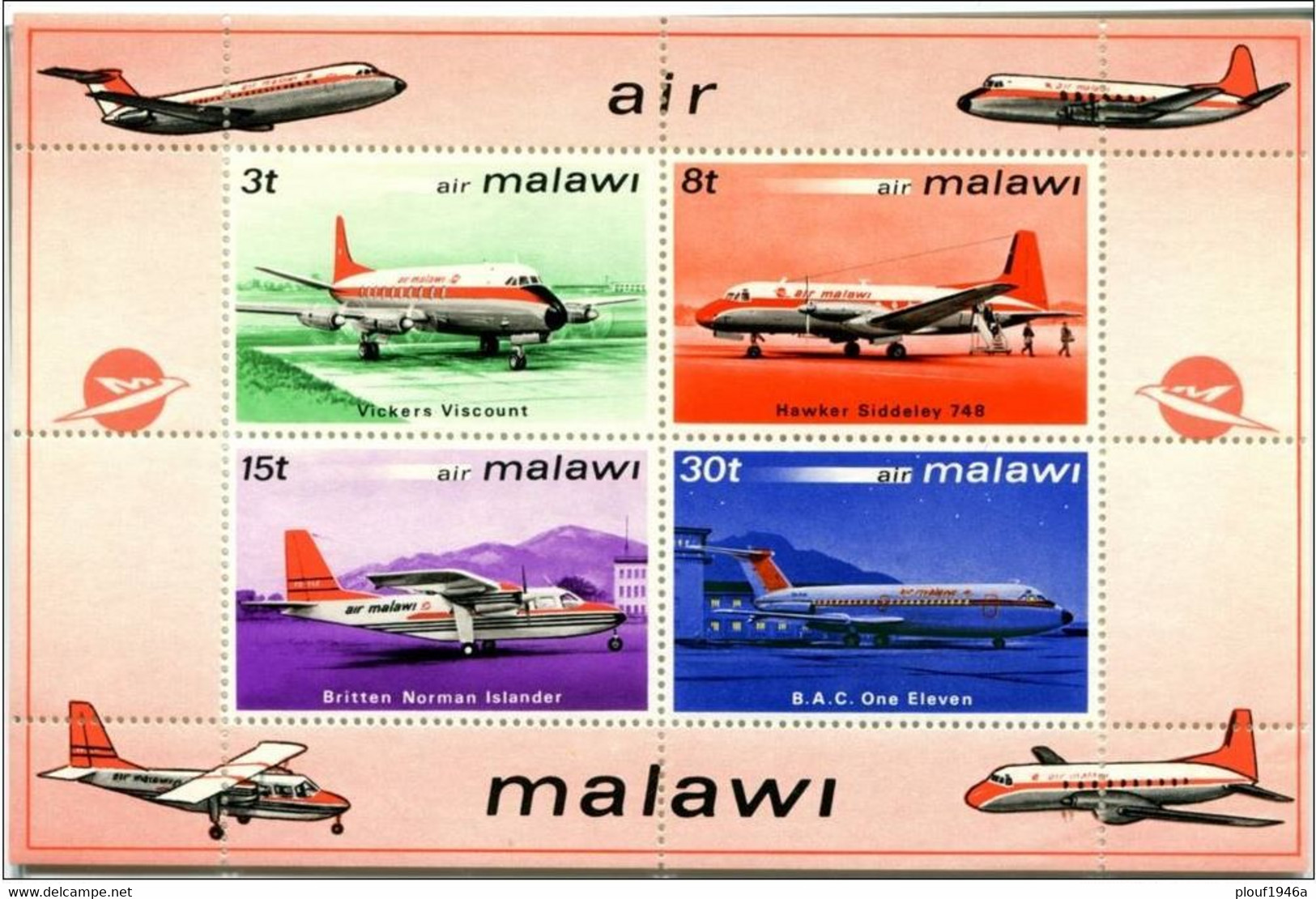 Pays : 291,1 (Malawi (ex-Nyassaland) : République) Yvert Et Tellier N° : Bloc 26 (**) - Malawi (1964-...)