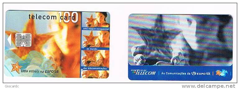 PORTOGALLO (PORTUGAL) -  PORTUGAL TELECOM  (CHIP) -  1998 EXPO 98: MUHLER DE FOGO (YELLOW CODE) - USED °-  RIF. 4177 - Portogallo