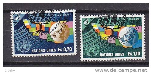 H0432 - ONU UNO GENEVE N°78/79 - Oblitérés