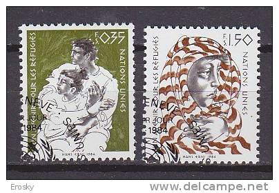 H0527 - ONU UNO GENEVE Yv N°124/25 REFUGIES - Used Stamps