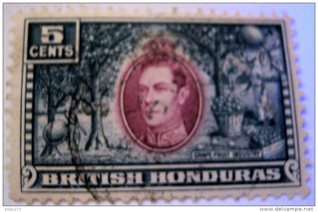 British Honduras 1937 Grapefruit Industry 5c Used - Honduras