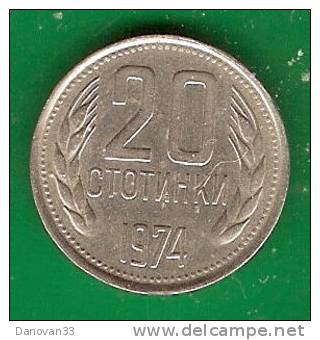 20  Stokinski  BULGARIE  1974  (PRIX FIXE)     (dg27) - Bulgaria