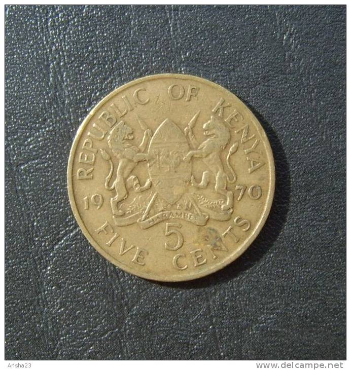 Africa - Kenya Coin 5 CENTS 1970 - Kenia