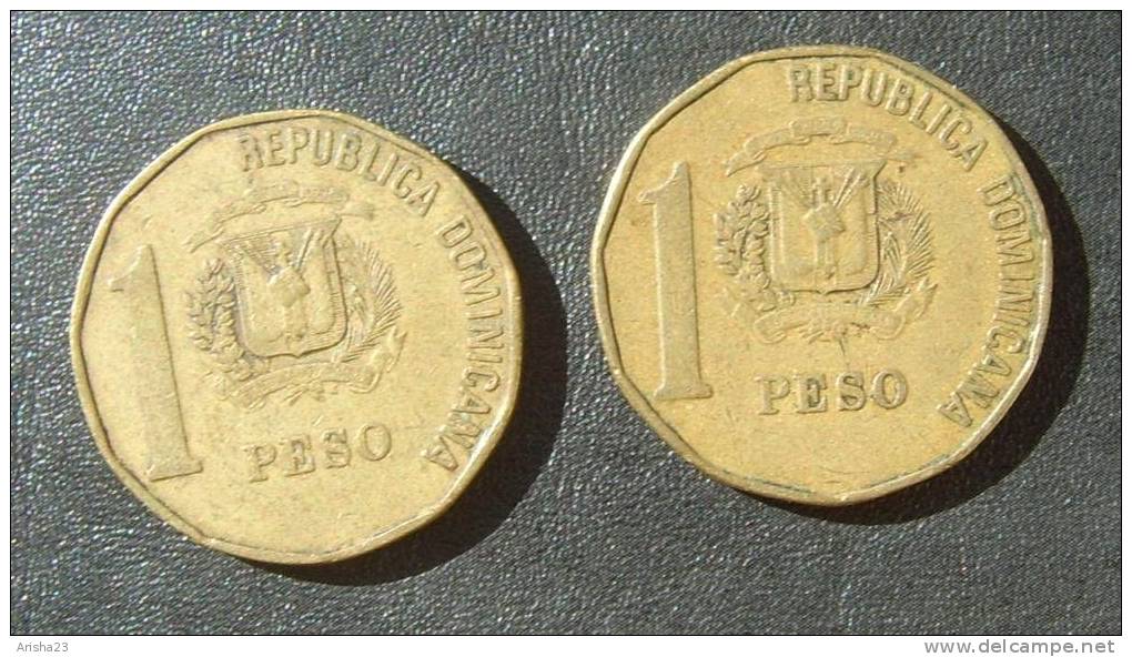 Republica Dominicana , 1 PESO 1991 - 1992 - Dominicana